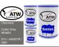 Preview: Chevrolet, Cyber Gray Metallic, 57U / WA637R / GBV: 500ml Lackdose + 500ml Klarlack + 250ml Härter - Set, von ATW Autoteile West.